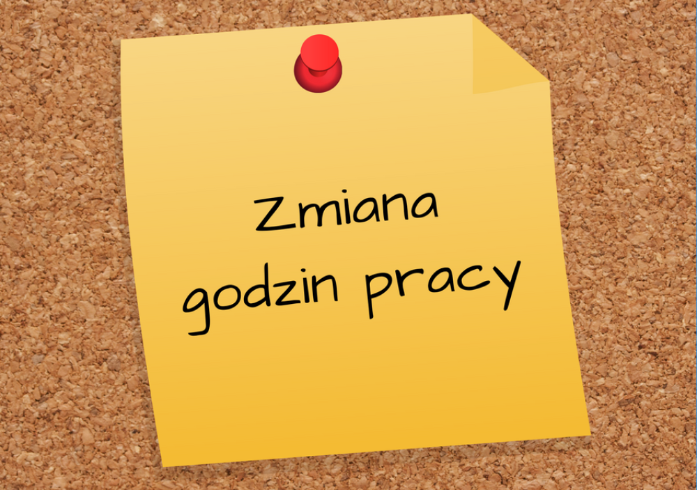 Obraz Zmiana godzin urzędowania Inspektoratu od 01.09.2025r.